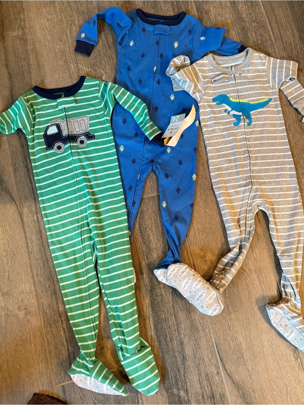 Set of 3 Carters BNWT Pajamas 24 Months